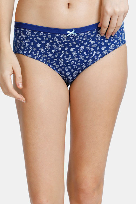Zivame Anti-Microbial Low Rise Full Coverage Hipster Panty (Pack of 3) - Multicolor — image 10